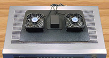 Load image into Gallery viewer, AV Receiver Cooling Fans with 12 Volt Trigger, Airchamber-Base &amp; Multi-Speed Control

