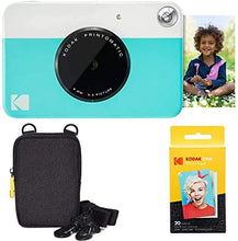 Load image into Gallery viewer, Kodak Printomatic Instant Camera (Blue) Basic Bundle + Zink Paper (20 Sheets) + Deluxe Case
