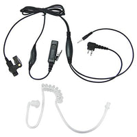 MaximalPower 2 Way Radio Surveillance kit with Motorola 2 pin Plug and 3.5mm Plug for iPhone/iPod/iPad or Any Smart Phones