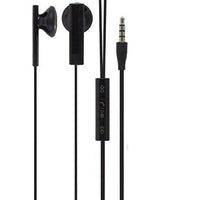 Headset 3.5mm Handsfree Earphones w Mic Dual Earbuds Headphones Stereo Wired [Black] for Sprint iPhone SE - Sprint HTC 10 - Sprint HTC Desire 626s - Sprint HTC One A9 - Sprint HTC One M8
