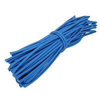 Aexit Heat Shrinkable Electrical equipment Tube 4mm Inner Dia Blue Wire Wrap Cable Sleeve 20 Meters Long