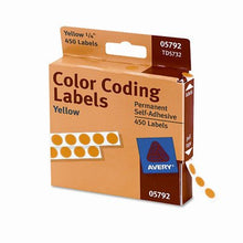 Load image into Gallery viewer, Permanent Self-Adhesive Color-Coding Labels, 450/Pack [Set of 3]
