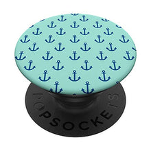 Load image into Gallery viewer, Anchor Nautical Pattern - Teal Blue Anchor Pattern
