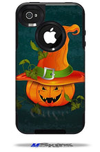 Load image into Gallery viewer, Halloween Mean Jack O Lantern Pumpkin - Decal Style Vinyl Skin fits Otterbox Commuter iPhone4/4s Case
