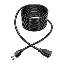 Load image into Gallery viewer, Tripp Lite Power Cord Extension Cable, Heavy Duty, 14AWG, 5-15P to 5-15R, 15A, 15&#39; (P024-015)
