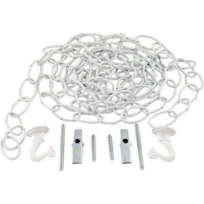 Mibro 504205 10' White Polycoated Decorative Chain