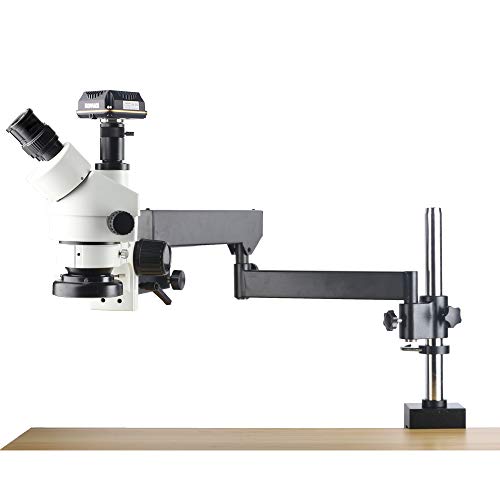 KOPPACE 10MP USB 3.0 Industrial Camera Trinocular Stereo Zoom Microscope 3.5X-90X Magnification Mobile Phone Repair Microscope