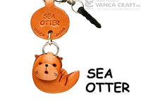 Sea Otter Leather Fish / Sea Animal Earphone Jack Accessory / Dust Plug / Ear Cap / Ear Jack Vanca Mad