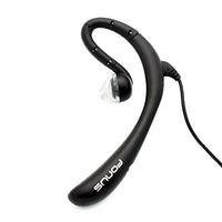 Wired Headset Mono Hands-Free Earphone 3.5mm Headphone Earpiece w Boom Mic Single Earbud [Black] for Motorola Moto E4 Plus - Motorola Moto E5 Play - Motorola Moto G4