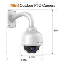 Load image into Gallery viewer, Dericam Wireless Security Camera Outdoor, WiFi PTZ Camera, 1080P Full HD, 4X Optical Zoom, Pan/Tilt/Zoom, Night Vision, Pre-Installed 32GB Memory Card, Motion Detection
