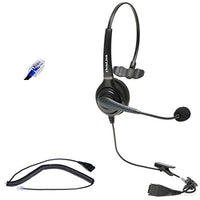 Nortel Phone Headset, Noise Canceling Headset Compatible for Nortel Phone Include Meridian Norstar Business Phone with Quick Disconnect Cord, Flexible & Rotatable Microphone | Premium Voice Quality