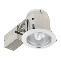 Globe Electric 9212001 5-Inch Energy Star Certified Recessed Lighting Kit with Chrome Reflector, White Finish