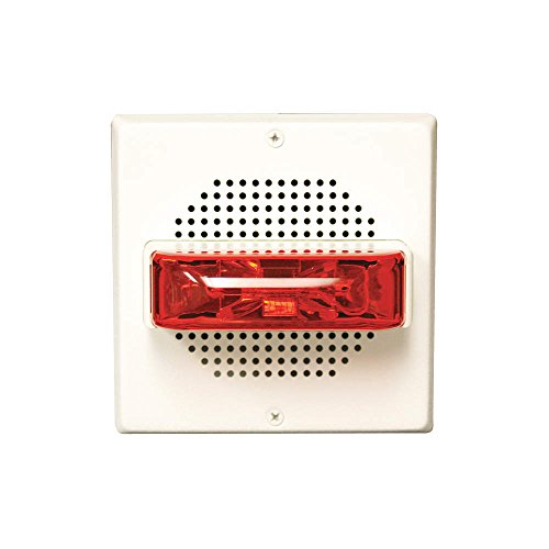 Speaker, 25/70 Vrms, Red, 5-1/8 in. H