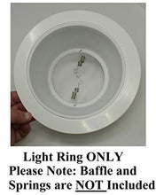 Load image into Gallery viewer, Trim Ring for 6&quot; Recessed Light Can Fixtures (1, White)
