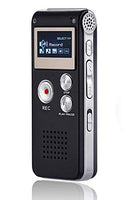 Digital Voice Recorder 16GB Voice Recorder with Playback for Lectures - USB Rechargeable Dictaphone Sound Audio Recorder