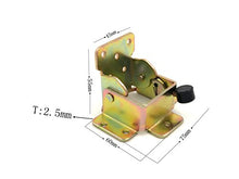 Load image into Gallery viewer, 4 Pcs - Lock Extension Table Bed Leg Feet Steel Folding Foldable Support Bracket Screw A
