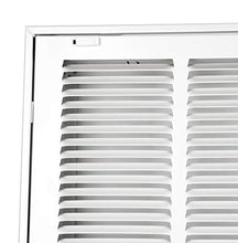 Load image into Gallery viewer, Accord ABRFWH2020 Return Filter Grille with 1/2-Inch Fin Louvered, 20-Inch x 20-Inch(Duct Opening Measurements), White
