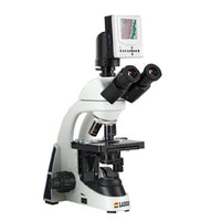 Laxco LMC-BF117-01B1 LMC Series 1000 Binocular Brightfield Compound Microscope, 4X/10X/40X Achro Objectives, 110V/220V