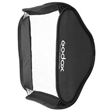 Load image into Gallery viewer, Godox Portable 32x32 inches /80x 80 Centimeters Studio Lighting Photo Softbox Diffuser Bowens Mount for Studio Flash Strobe with CONXTRUE USB LED
