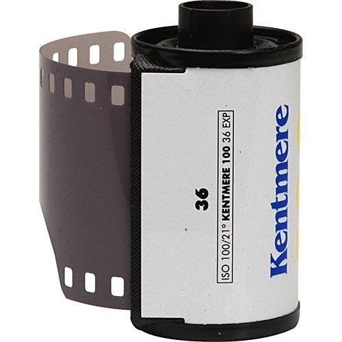 Kentmere 100 ASA Black and White Negative Film (35mm Roll Film, 36 Exposures)