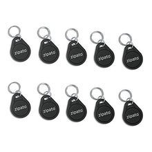 Load image into Gallery viewer, Zipato 10kt RFID keytag Black, 10 pcs Set, Set of 10 Pieces
