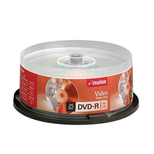Load image into Gallery viewer, Imation IMN17340 DVD Recordable Media, DVD-R, 16x, 4.70 GB, 25 Pack Spindle
