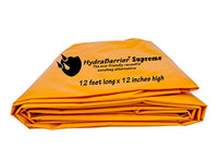 Best Sandbag Alternative - Hydrabarrier Supreme 12 Foot Length 12 Inch Height. - Water Diversion Tubes That Are the Lightweight, Re-usable, and Eco-friendly