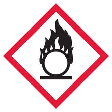 Load image into Gallery viewer, GHS/HazCom 2012: Pictogram Label, Flame Circle, 4&quot; x 4&quot; (Roll of 500)
