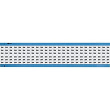 Load image into Gallery viewer, Brady WM-394-SC-PK, 113933 Cloth Solid Number Scored Wire Marker Card w/Legend: 394, 5 Packs of 25 pcs
