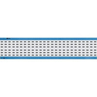 Brady WM-394-SC-PK, 113933 Cloth Solid Number Scored Wire Marker Card w/Legend: 394, 5 Packs of 25 pcs