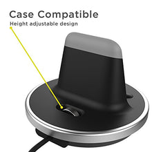 Load image into Gallery viewer, USB Type C Desktop Charger for LG Phone Models (V20, V30, G7 G8) Case Compatible Adjustable Charging Stand (by Encased)

