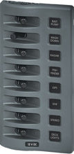 Load image into Gallery viewer, Blue Sea Systems 4309 WeatherDeck 12V DC Waterproof 8-Position Switch Panel
