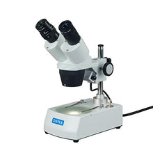 Load image into Gallery viewer, OMAX 10x-20x-30x-60x Binocular Stereo Microscope with Dual Lights and Cleaning Pack
