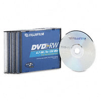 FUJI 25322005 4.7 GB DVD-RW 5 PK