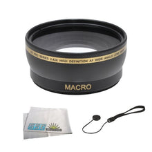 Load image into Gallery viewer, 52mm Wide Angle Lens with Macro Lens for The Nikon D90 D3000 D3100, D3200, D3300, D5000, D5100, D5200, D5300, D5500, D7000, D7100 &amp; D7200
