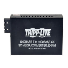 Load image into Gallery viewer, TRIPP LITE N785-001-SC-MM SC Multimode Fiber Media Converter Gigabit 10/100/1000 RJ45
