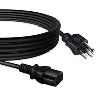 PwrON 6ft/1.8m UL Listed AC Power Cord Outlet Socket Cable for Dell P2214H P2014H E2213, P2414H U2713H 1901FP, P2212H E1914H, P2714H U2913WM, E2414H P2012H P2314H, U2414H UltraSharp U2212HM 469-1252