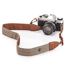 Load image into Gallery viewer, TARION Camera Shoulder Neck Strap Vintage DSLR Camera Belt for Nikon Canon Sony Pentax Cameras Classic Khaki (Upgraded Version)
