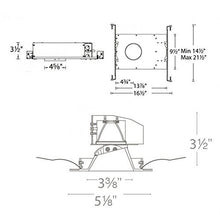 Load image into Gallery viewer, WAC Lighting R3ASAT-NCC24-HZWT Aether Color Changing LED Square Adjustable Trim with Light Engine Narrow Beam, Haze White
