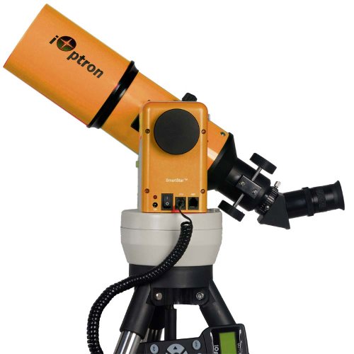 iOptron SmartStar-A-R80 8602R GPS Computerized Telescope with Dual AltAz/EQ Mount (Cosmic Orange)