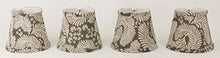 Load image into Gallery viewer, Albert Estate LTD,Set of 4, Feather Pattern Shade,4x6x5,Sofback,Candle Clip Fitter
