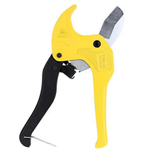 Load image into Gallery viewer, TNI-U TU-6301E Ratcheting PVC Pipe Cutter High Quality Plastic Pipe and Tubing Cutter Dual Colors Handles Sharp Cutting Tool
