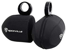 Load image into Gallery viewer, Pair Rockville RWBC Neoprene Covers for 6.5&quot;&quot; Marine Wakeboard Tower Speakers, Black
