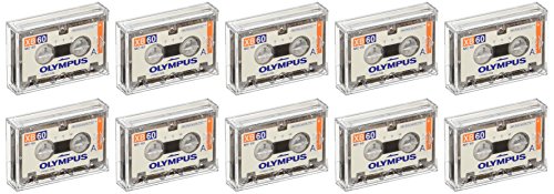 Olympus XB-60 SB / 10 Pack Standard Blank Microcassette Tapes MC-60