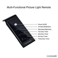 Load image into Gallery viewer, Cocoweb 10&quot; LED Classic Display Light with Direct Wire Kit - ALEDV-10MB-DWP
