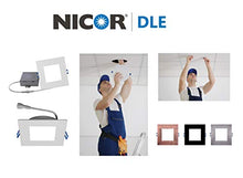 Load image into Gallery viewer, NICOR Lighting DLE621205KSQWH Recessed Lighting Kit, White
