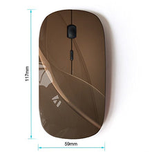 Load image into Gallery viewer, KawaiiMouse [ Optical 2.4G Wireless Mouse ] Grey Beige Bronze Reflective Abstract
