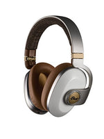 Blue Satellite Premium Wireless Noise-Cancelling Headphones with Audiophile Amp (White)