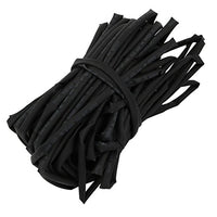 Aexit Heat Shrinkable Electrical equipment Tube Wire Wrap Cable Sleeve 15 Meters Long 4mm Inner Dia Black