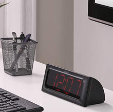 Load image into Gallery viewer, ONN DIGITAL AM/FM ALARM CLOCK RADIO LARGE 1.8 INCH RED LED DISPLAY
